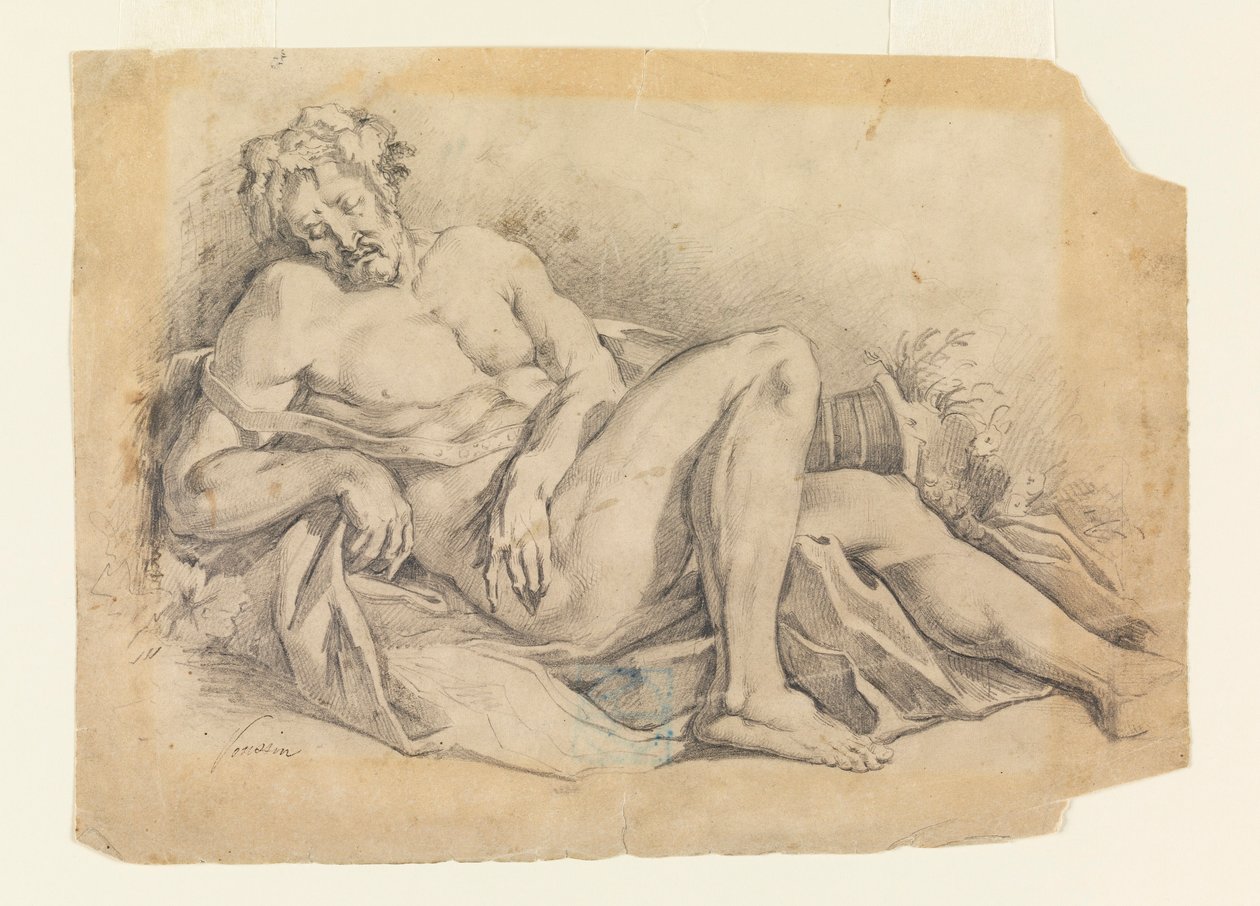 Dessin, Bacchus endormi (d