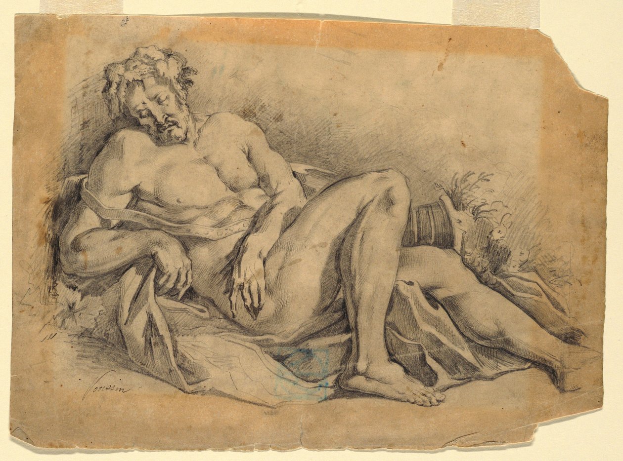Dessin, Bacchus endormi (d