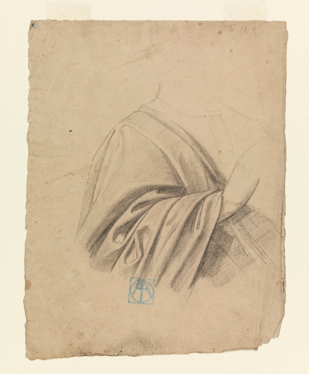Dessin, étude de draperie, 1886-92 - Leon Dabo