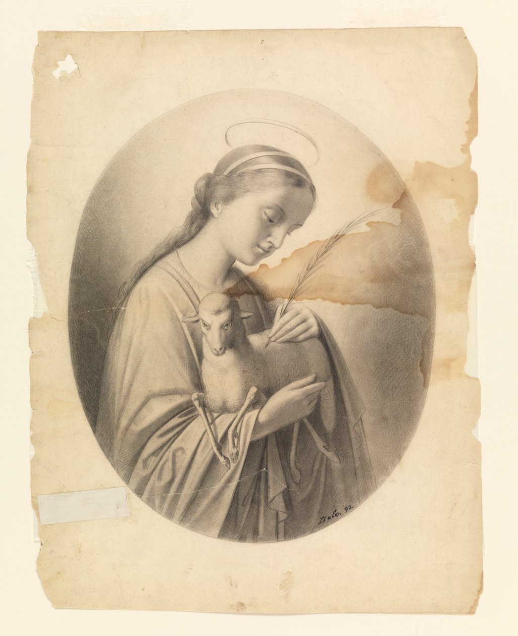 Sainte Agnès - Leon Dabo