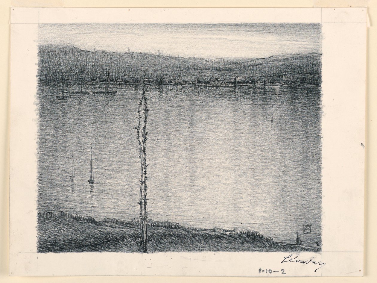 Vue à Travers une Rivière - Leon Dabo