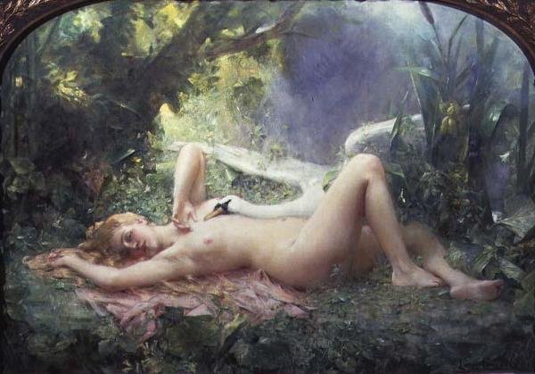 Le Triomphe du Cygne - Leon Francois Comerre