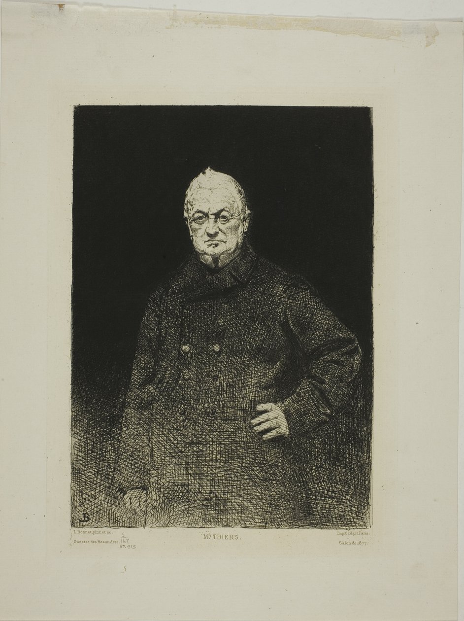 Monsieur Thiers - Leon Joseph Florentin Bonnat