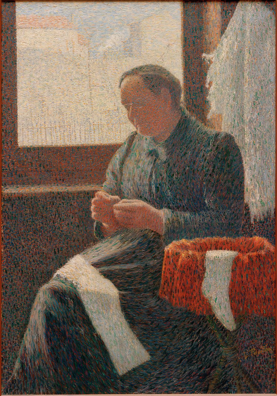 Portrait de Madame Vallad - Leon Pourtau