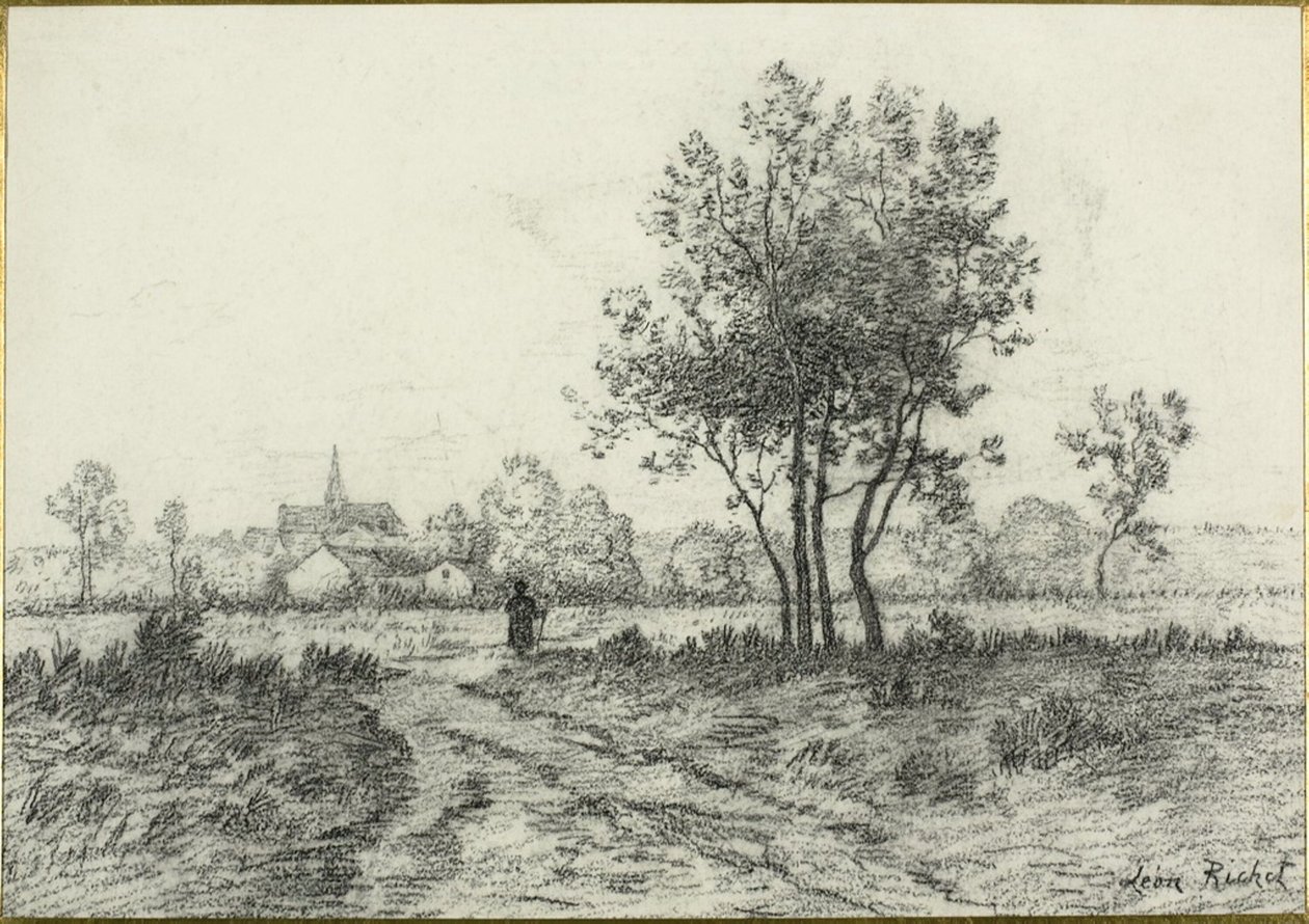 Paysage - Leon Richet