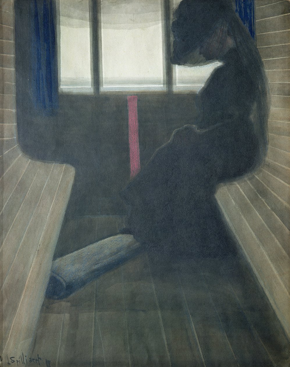 La Femme dans le train, La Veuve - Leon Spilliaert