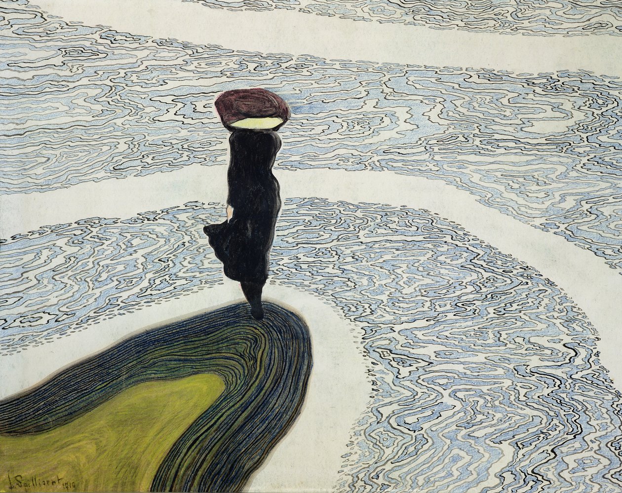 Femme au bord de l