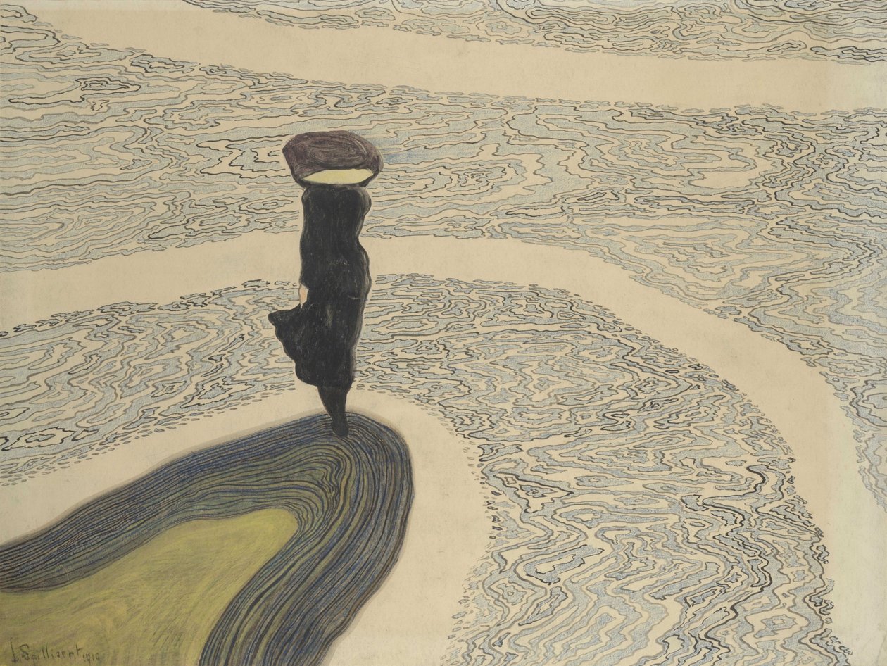 Femme au bord de l