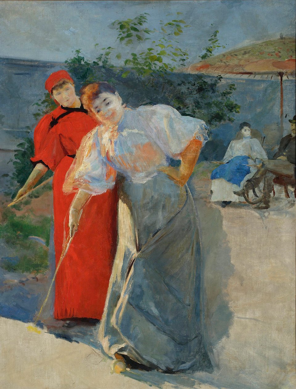 Le Jeu de croquet - Leon Wyczolkowski