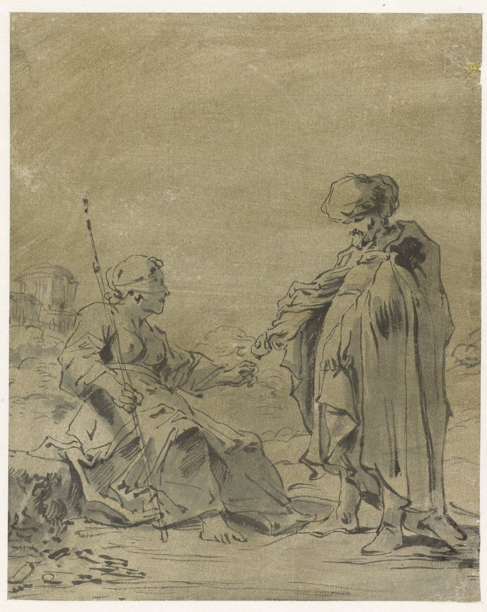 Juda et Tamar - Leonaert Bramer