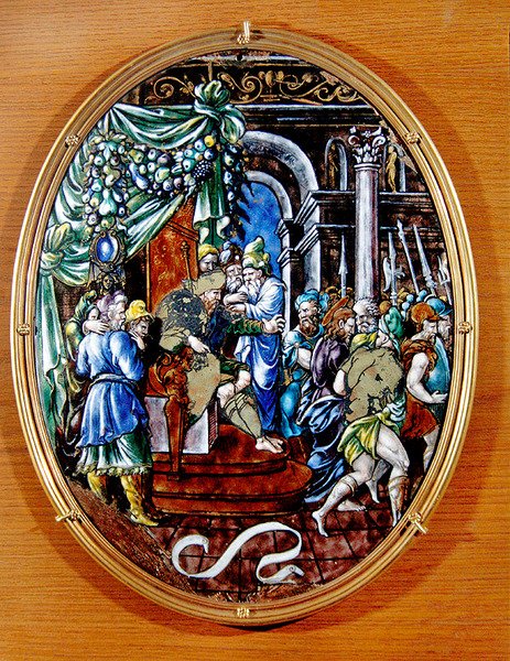 Le Christ devant Hérode, 1557 - Leonard Limosin