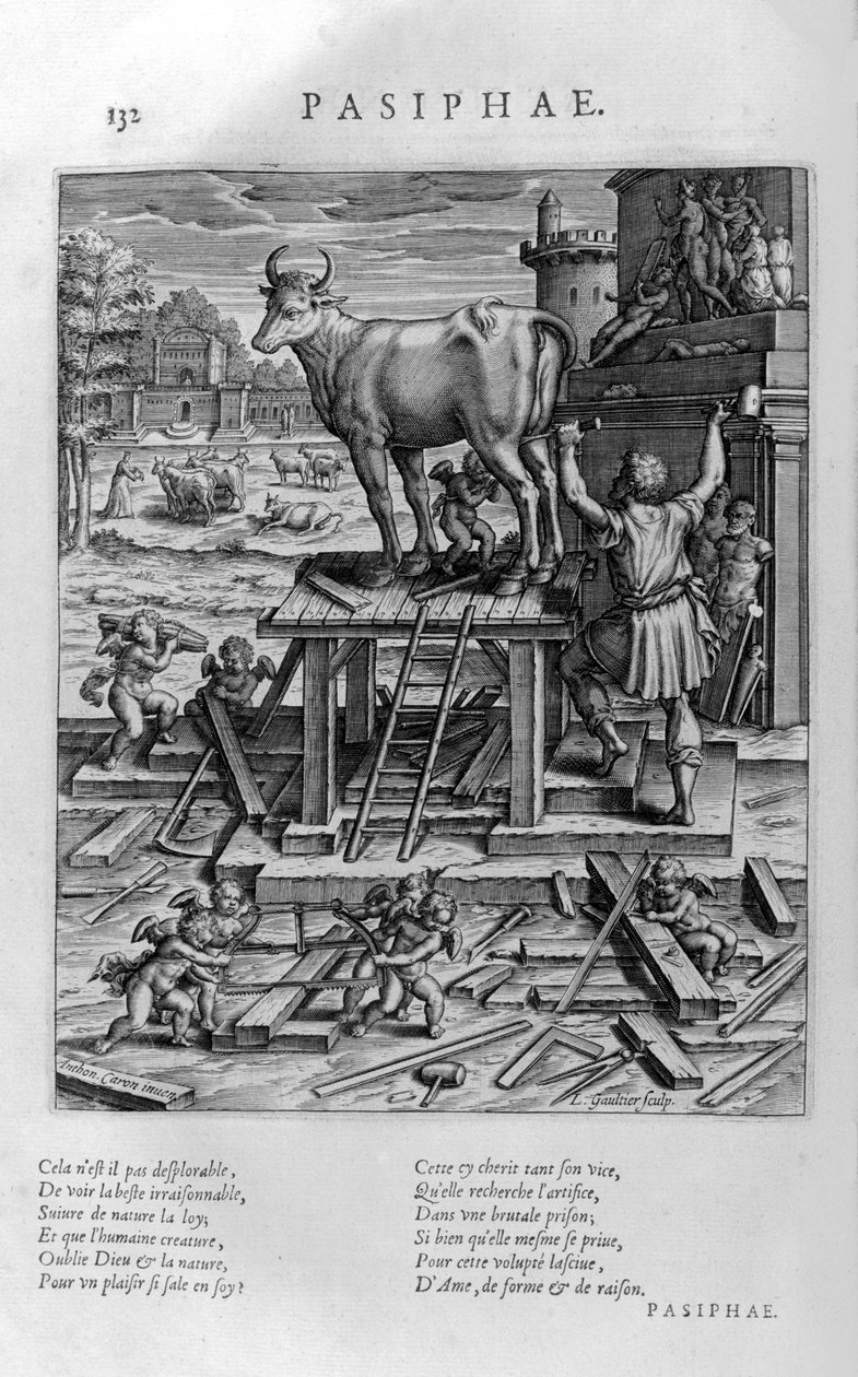 Pasiphaé, 1615 - Leonard Gaultier