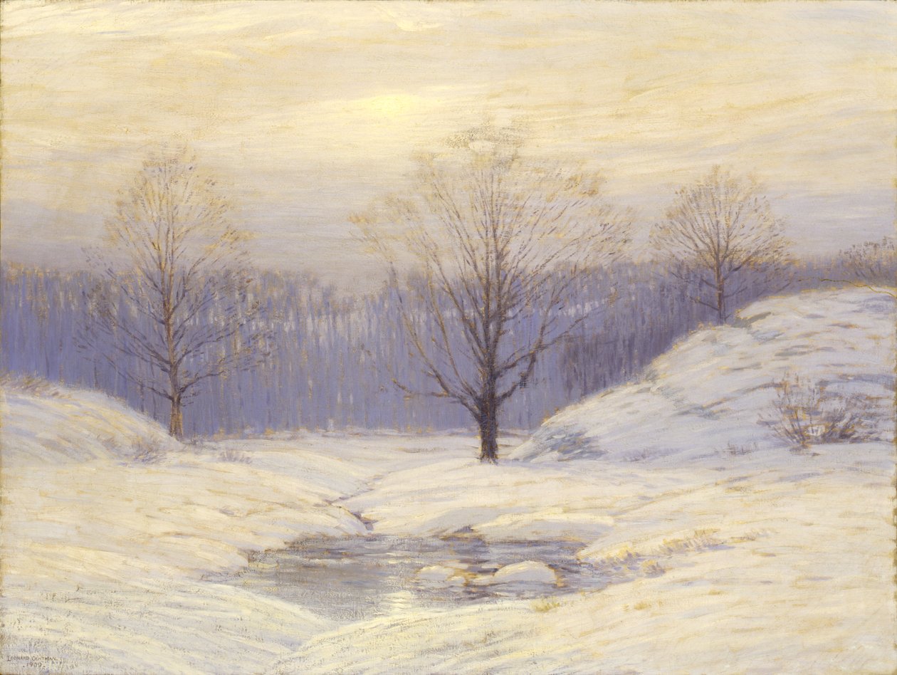 Brume matinale, 1909 - Leonard Ochtman