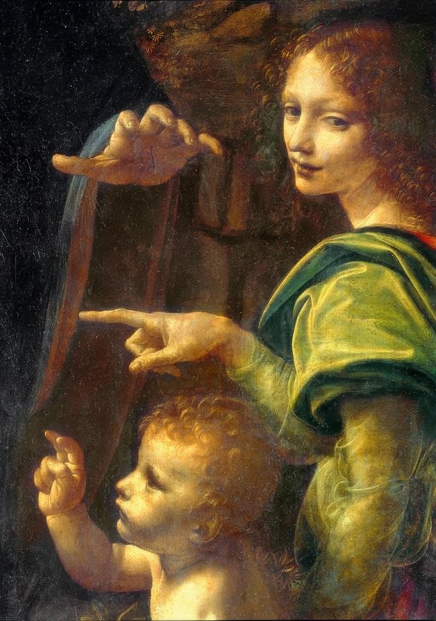 La Vierge aux rochers - Leonardo da Vinci
