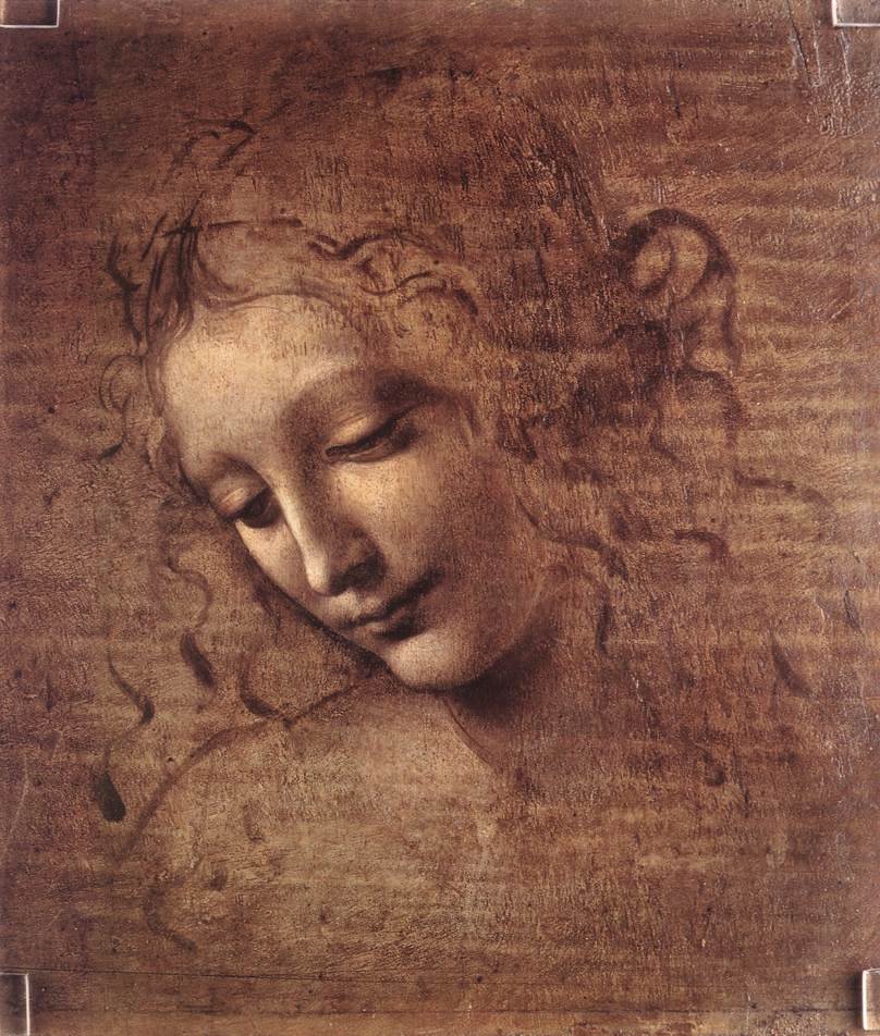 Tête féminine (La Scapigliata) - Leonardo da Vinci