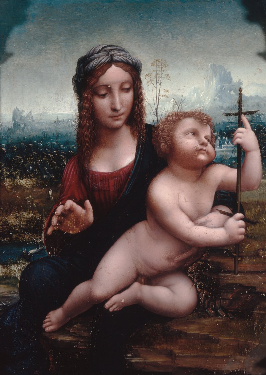 La Vierge au fuseau - Leonardo da Vinci