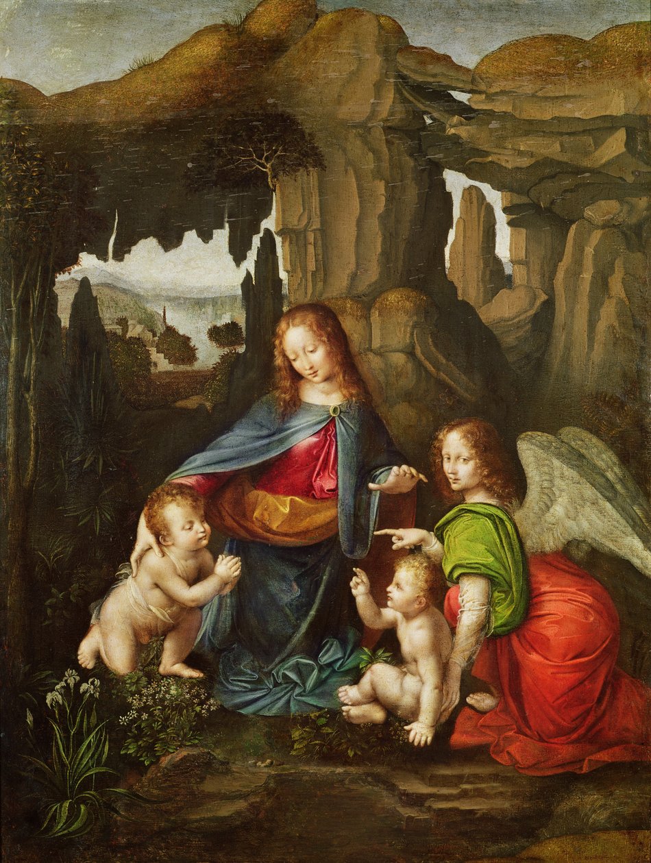 La Vierge aux rochers - Leonardo da Vinci