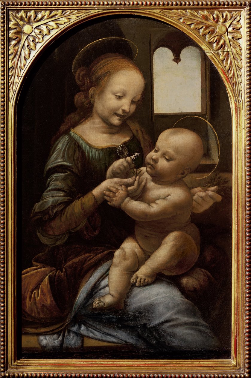 Madone à la fleur, ou Madone Benois, c.1478 - Leonardo da Vinci