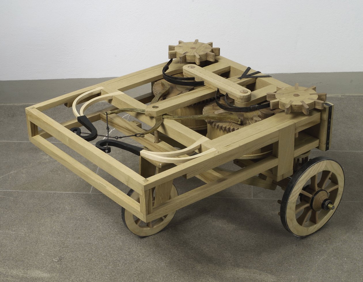 Reconstruction du design de Léonard de Vinci pour une automobile - Leonardo da Vinci