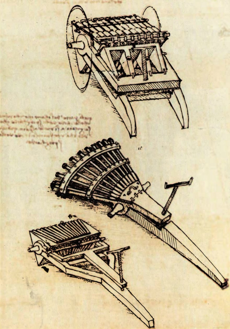Ribauldequins - Leonardo da Vinci