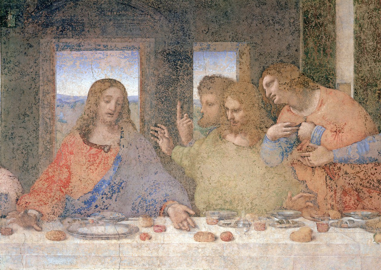 La Cène, 1495-97 (après restauration) - Leonardo da Vinci