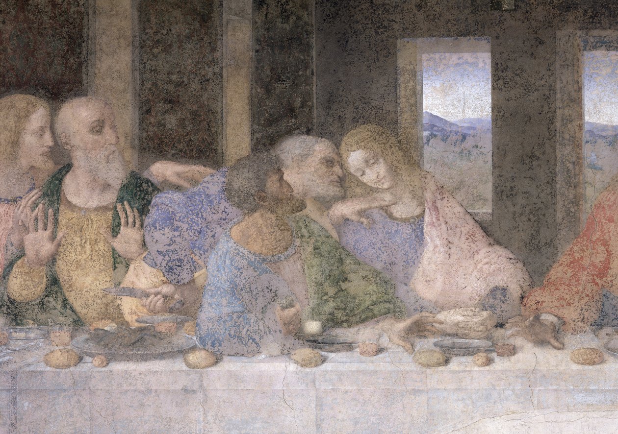 La Cène, 1495-97 (après restauration) - Leonardo da Vinci