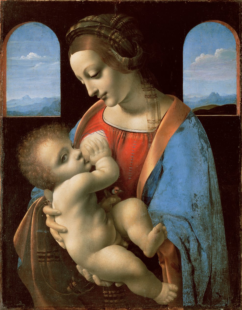 La Madone Litta, c.1490 - Leonardo da Vinci