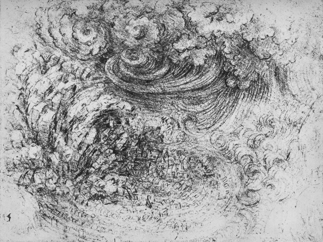 Une averse, vers 1480 1945 - Leonardo da Vinci
