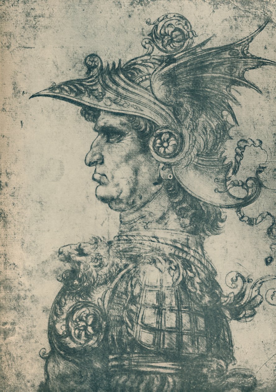 Un condottiere, 1480, 1932 - Leonardo da Vinci