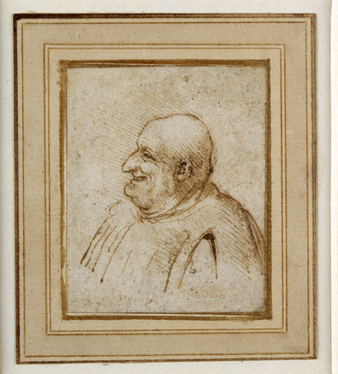 Une caricature - Leonardo da Vinci