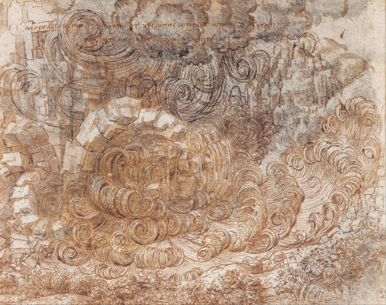 Un déluge - Leonardo da Vinci