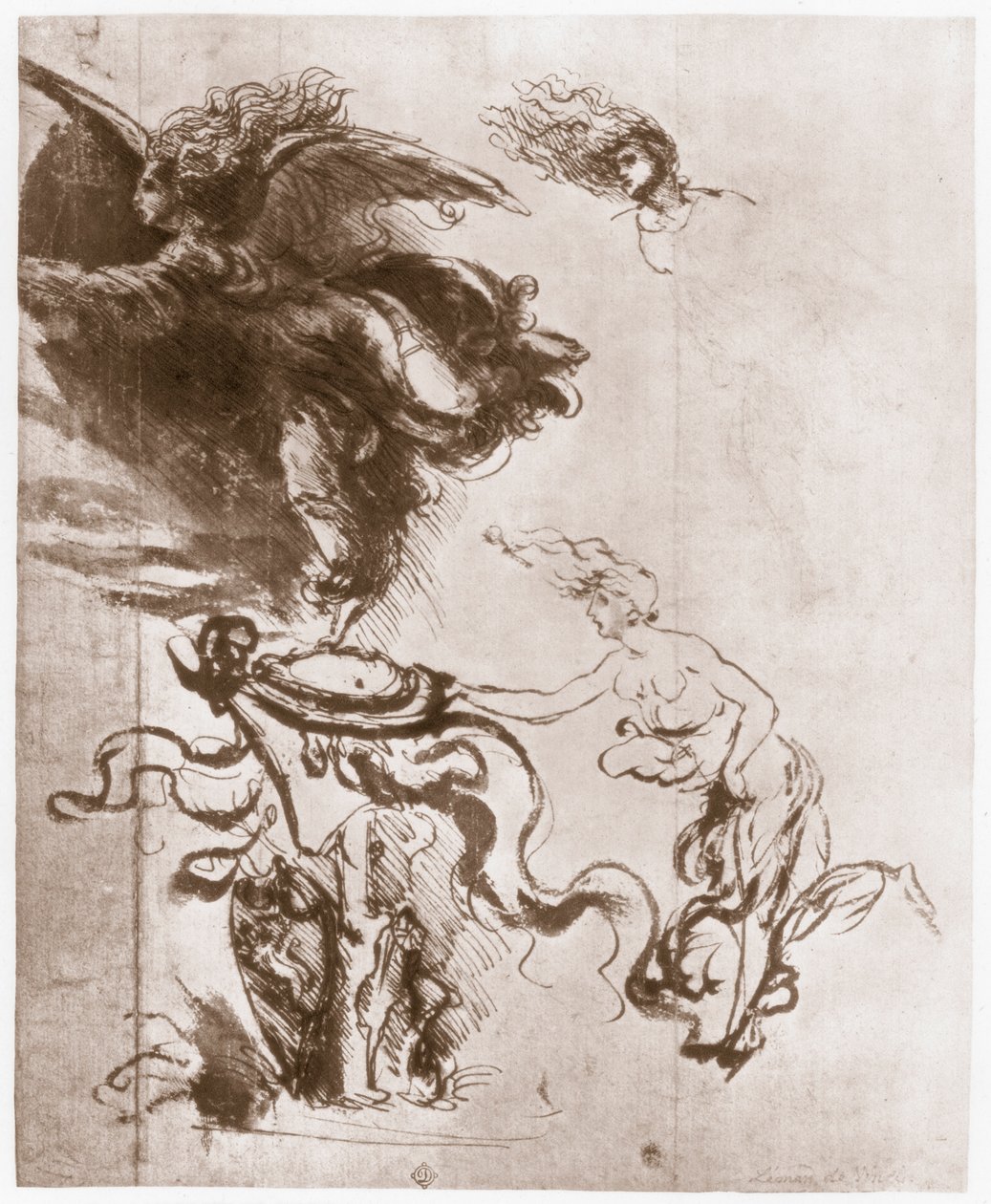 Allégorie de Fortuna, vers 1483 - Leonardo da Vinci