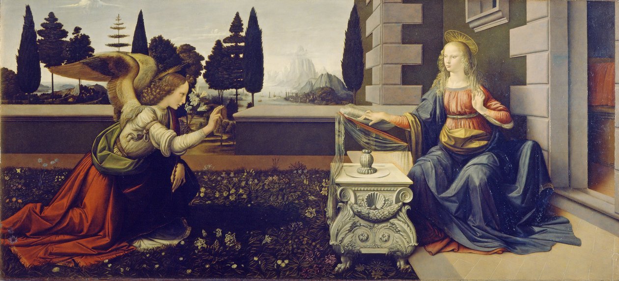 Annonciation - Leonardo da Vinci