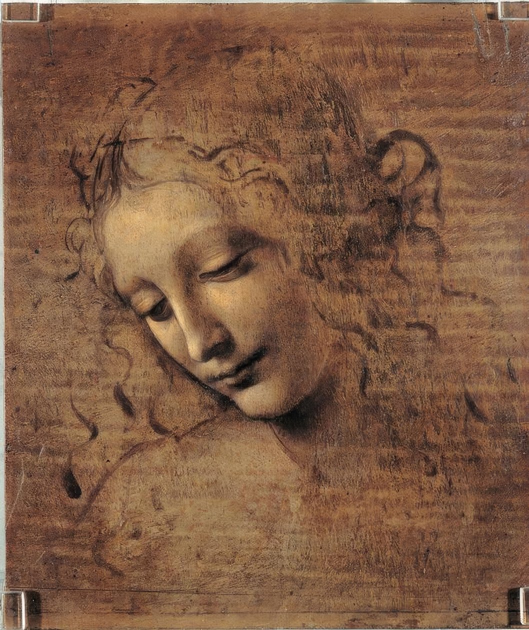 Tête de femme - Leonardo da Vinci