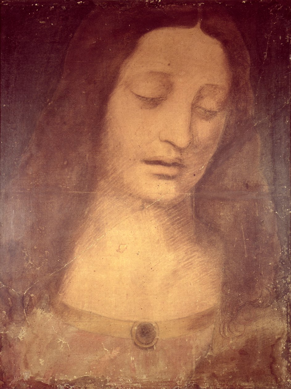 Tête du Christ - Leonardo da Vinci