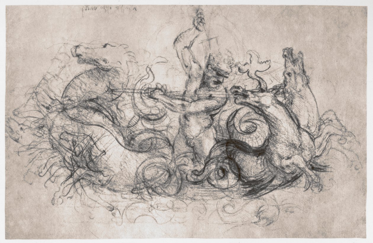 Neptune, vers 1504 - Leonardo da Vinci