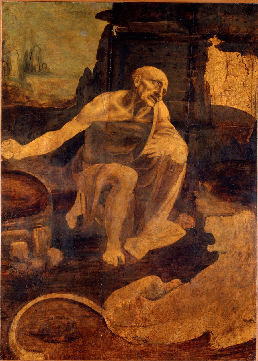 Saint Jérôme, c.1480 - Leonardo da Vinci