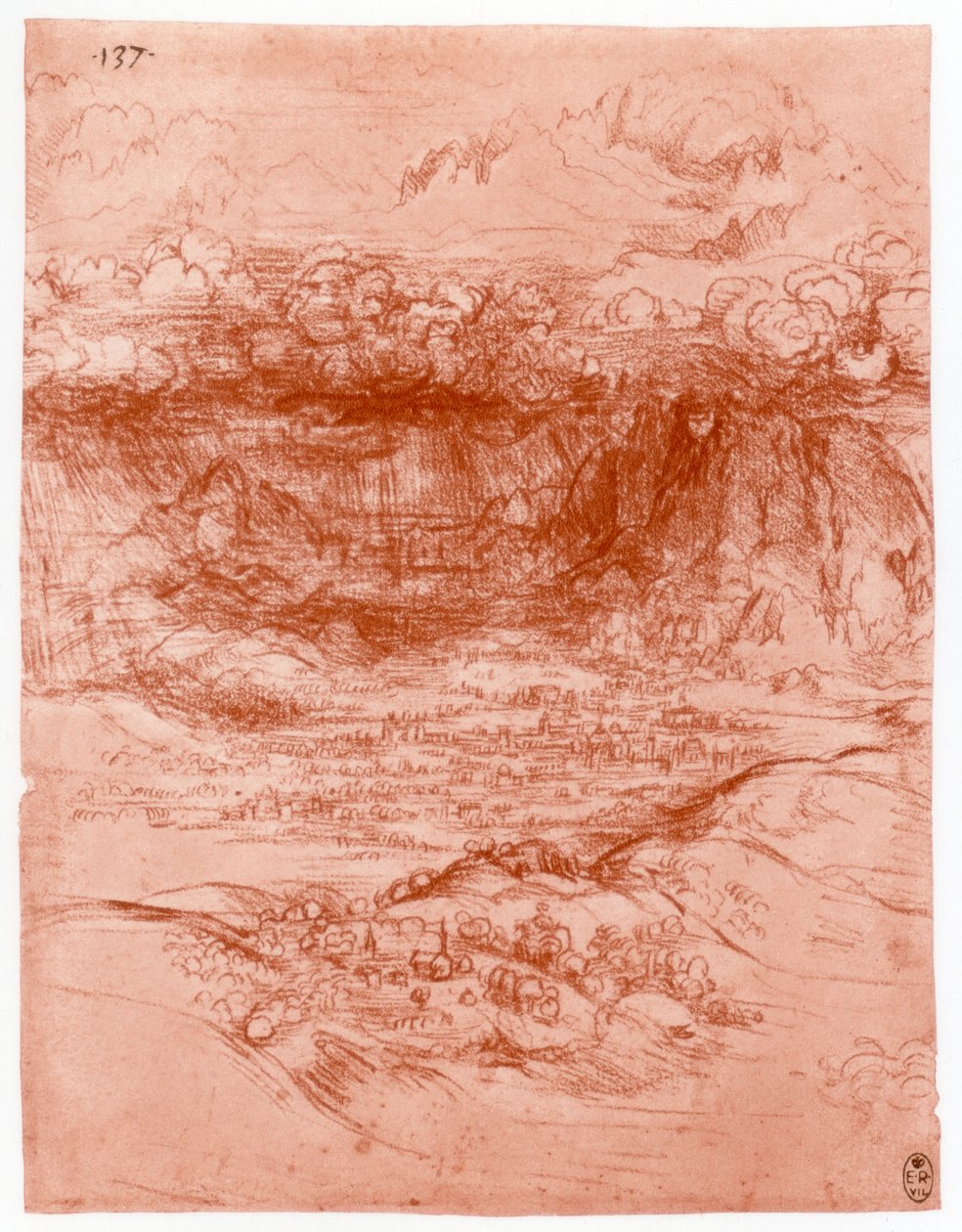 Tempête dans les Alpes - Leonardo da Vinci