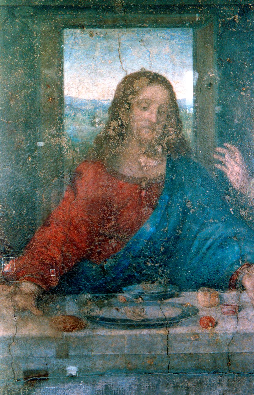 La Cène (détail), 1495-1498 - Leonardo da Vinci