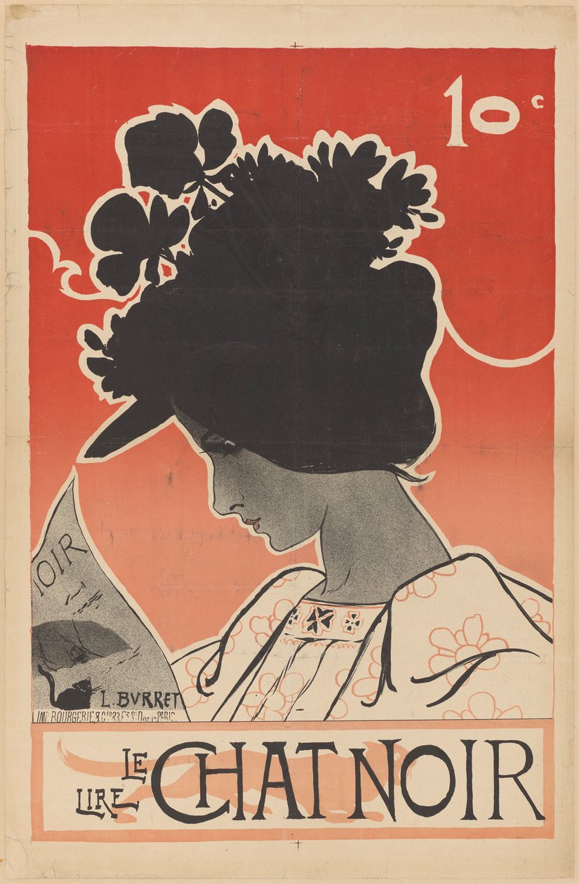 Affiche pour Le Chat Noir - Leonce Burret