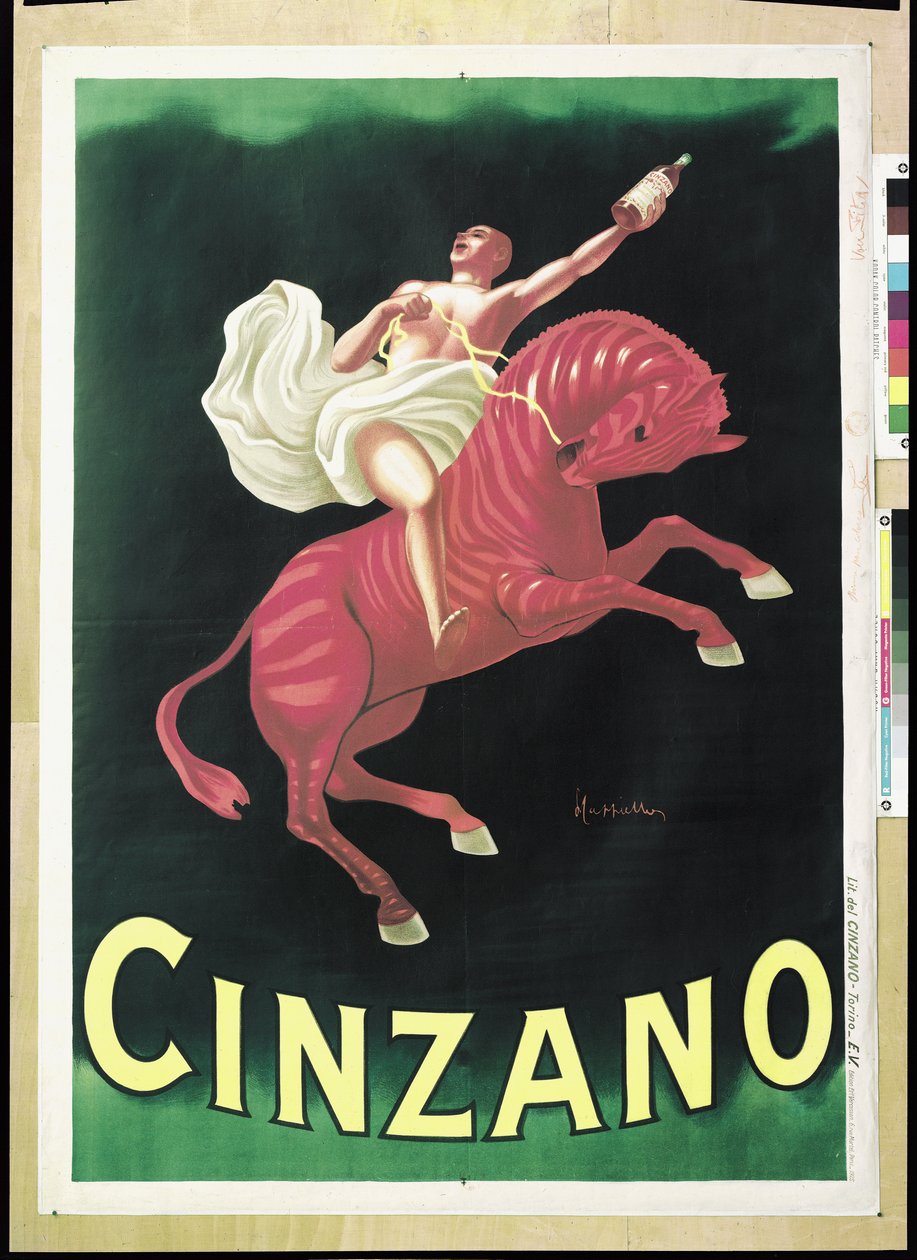 Affiche publicitaire Cinzano, 1925 - Leonetto Cappiello
