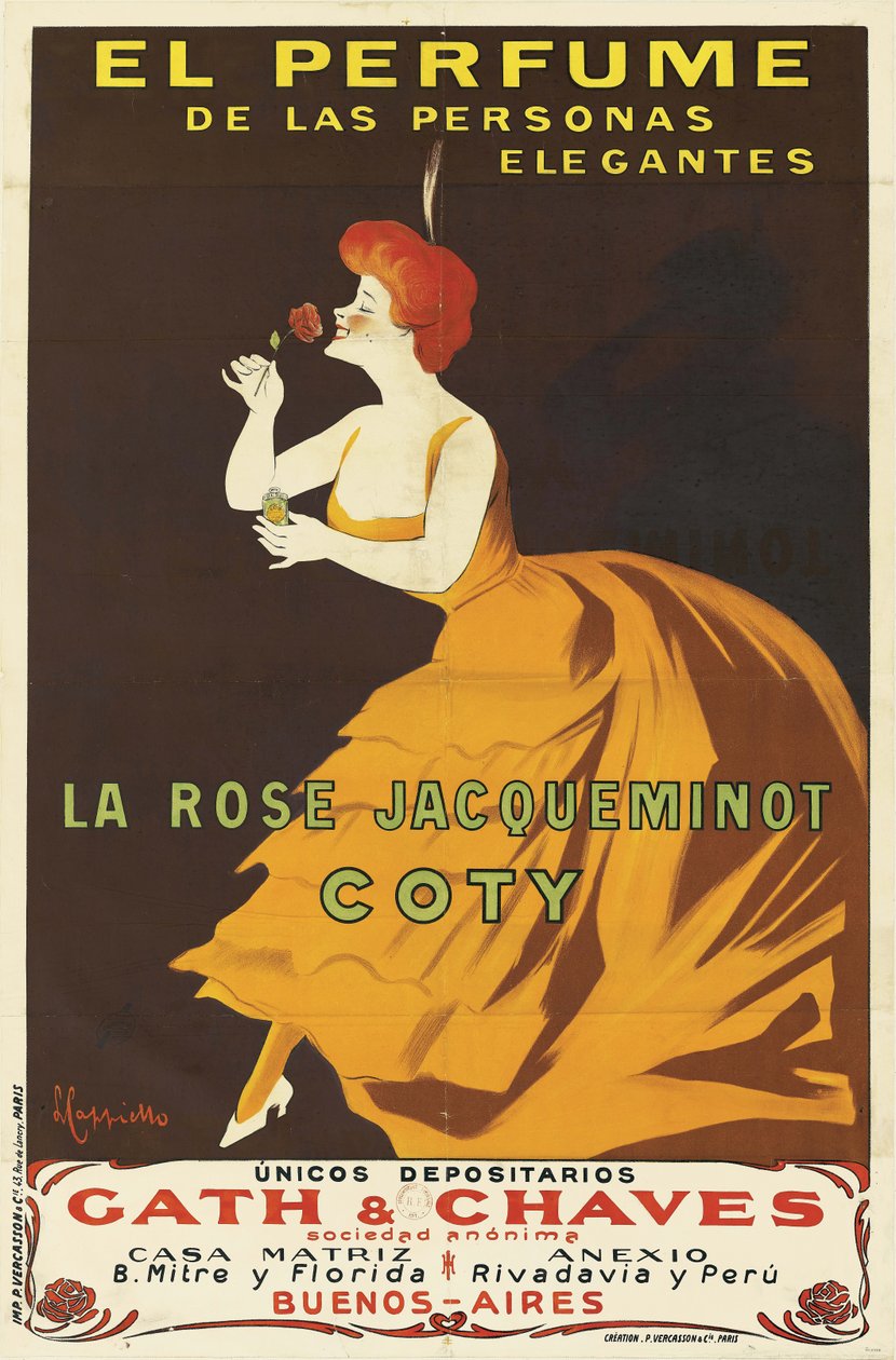 Coty - La Rose Jacqueminot, 1904 - Leonetto Cappiello