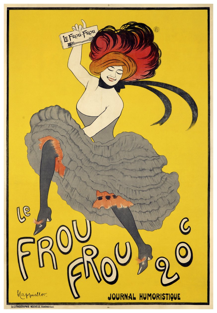 Le Frou-Frou (1899) numéro inaugural - Leonetto Cappiello