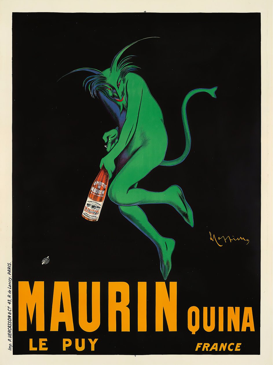 Maurin Quina, 1906 - Leonetto Cappiello