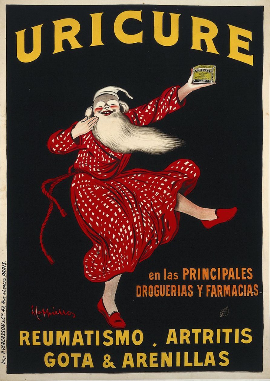 Uricure, c. 1910 - Leonetto Cappiello
