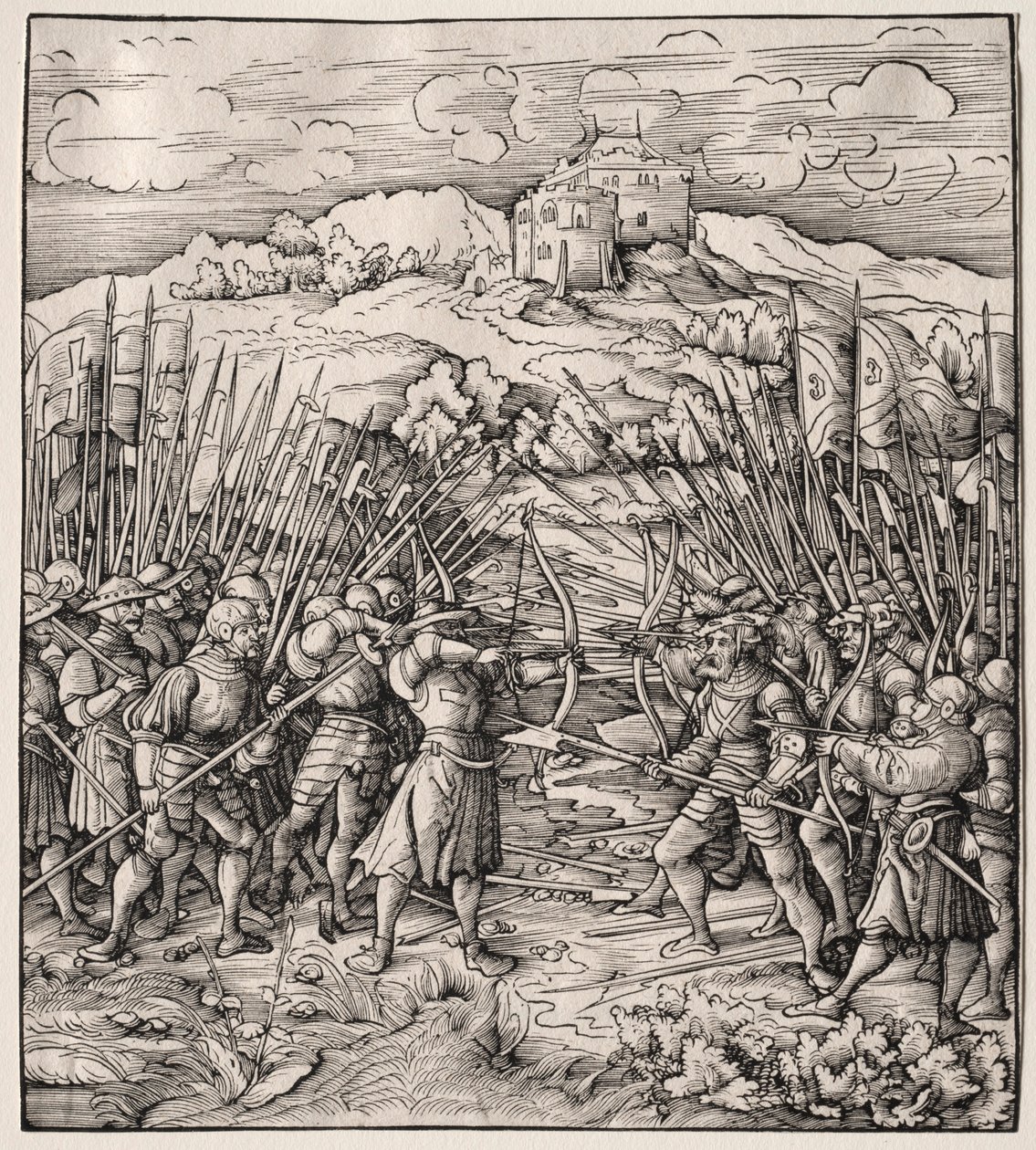 La Bataille contre la Compagnie Bleue, 1512-1518 - Leonhard Beck
