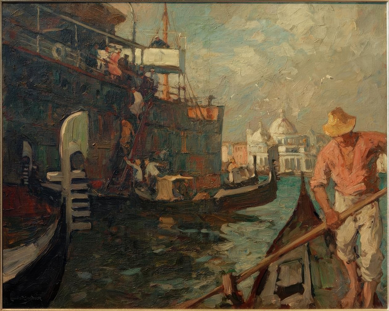 Débarquement à Venise - Leonhard Sandrock