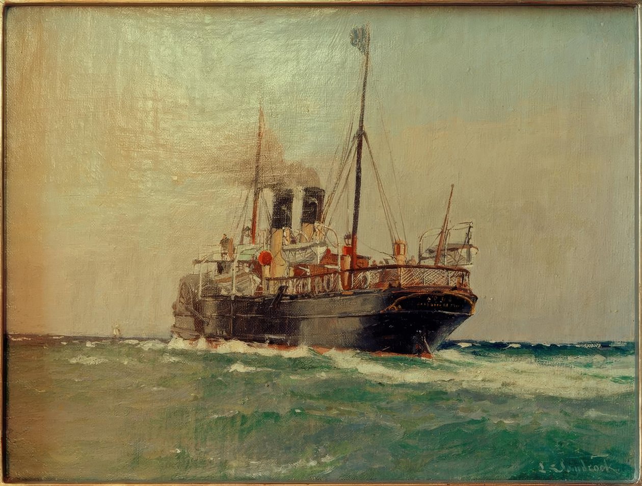 Bateau à vapeur à roues - Leonhard Sandrock