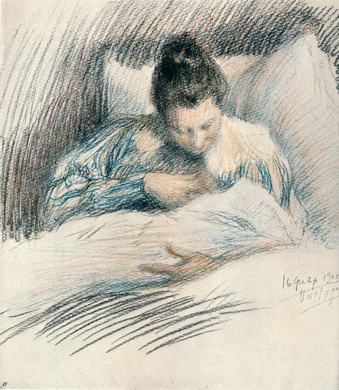 Mère et enfant - Leonid Osipovic Pasternak