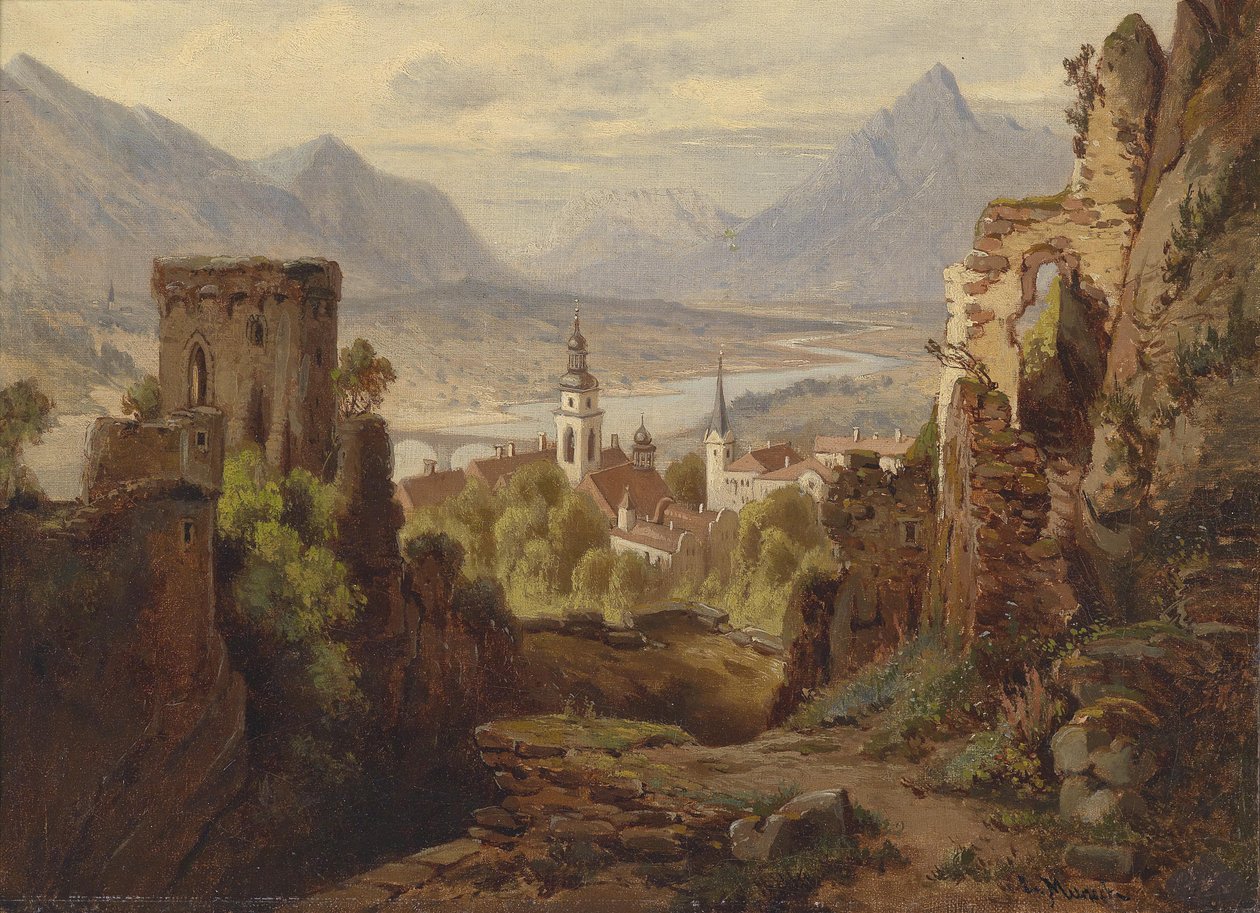 Vue sur Rattenberg sur l